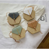 Summer Women Straw Handbags Beach Bohemia Small Messenger Bag
