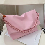 Summer Women Large-capacity Tote Bags Ladies Style Acrylic Chain Handbag