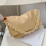 Summer Women Large-capacity Tote Bags Ladies Style Acrylic Chain Handbag