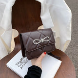 Summer Women's Lingge Chain Small Casual Shoulder Bag