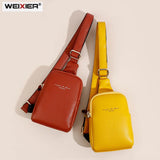 Women's Chest Pack Bag Hip Hop Banana Belt Bag Mini Crossbody Bags