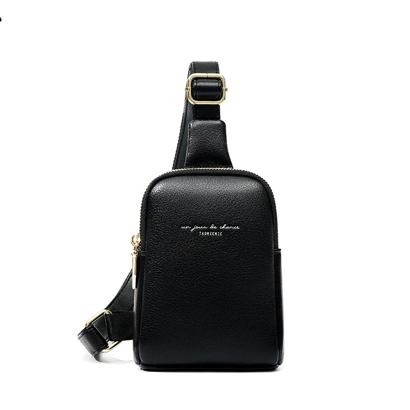 Women's Chest Pack Bag Hip Hop Banana Belt Bag Mini Crossbody Bags