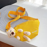 Summer Women's Chest Pack Bag Small Bag Bear Yellow Waist Bag
