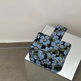 Summer Women's Retro Flower Shoulder Bag Jacquard Floral Handbags