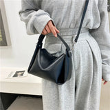 Summer Women's Shoulder Bag Pu Leather Casual Solid Handbag