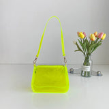 Summer Transparent Jelly Bag Women's Shoulder Handbag
