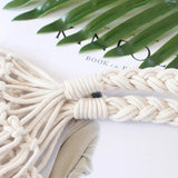 Boho Hollow Out Straw Beach Bag Macrame Tote