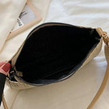 Summer Woven Shoulder Bag For Women 2pcs Combination