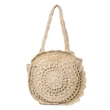 Summer Woven Straw Shoulder Bag Large Capacity Handbag
