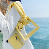 Summer Beach Small Bag Transparent Messenger Bag Female Bag One-Shoulder Armpit