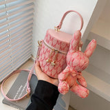 Summer Canvas High-Quality Texture Handbag Bucket Bag