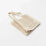 Summer Fairy Hollow Straw Woven Bag One-Shoulder Hand-Held Beach Bag