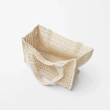 Summer Fairy Hollow Straw Woven Bag One-Shoulder Hand-Held Beach Bag