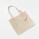 Summer Fairy Hollow Straw Woven Bag One-Shoulder Hand-Held Beach Bag