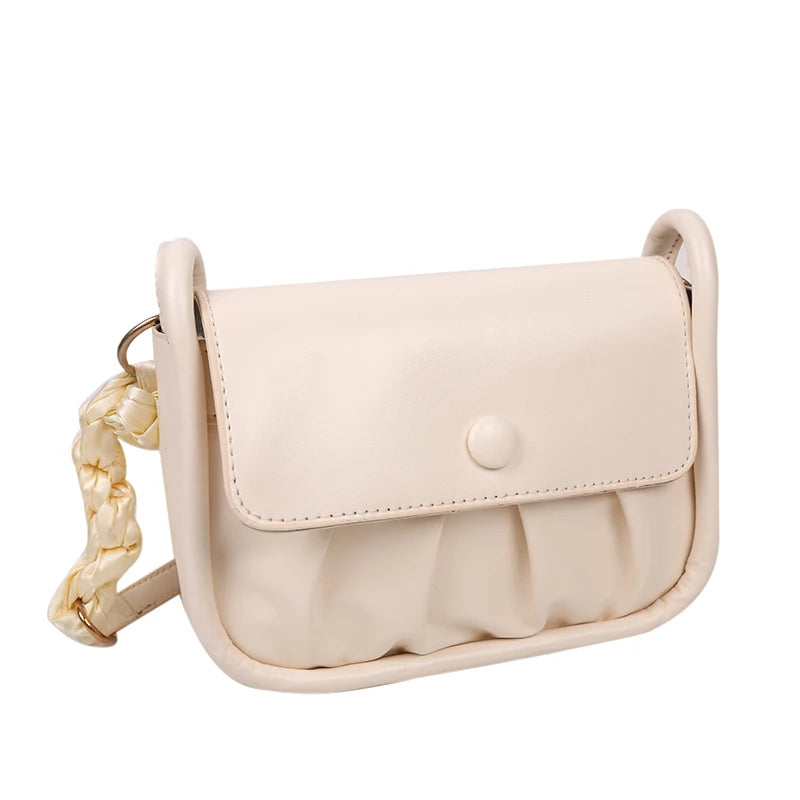 Summer Girl Shoulder Bag, Light Pleated Multi-functional, High-quality Chain Bag