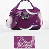 Summer canvas shoulder bag with large capacity