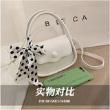 Summer Niche Silk Scarf Small Square Bag Candy Messenger Shoulder Bag