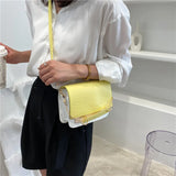 Summer Small Bag Women's Messenger Handbag Casual Shoulder Square
