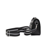 Summer Cowhide Leather Shoulder Bag Solid Crossbody Bag for Women