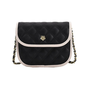 Summer Rhombus Embroidery Shoulder Messenger Bag