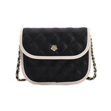 Summer Rhombus Embroidery Shoulder Messenger Bag