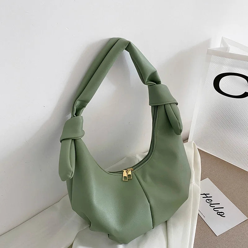 Summer Texture Handbag Shoulder Bag Ladies Armpit Bag Small Shoulder Bag