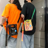 Summer Laser Shoulder Bag for Women Transparent Mobile Phone Bag