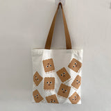 Summer Ulzzang Girl Single Shoulder Canvas Bag Ins Japanese Harajuku School Bag