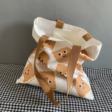 Summer Ulzzang Girl Single Shoulder Canvas Bag Ins Japanese Harajuku School Bag
