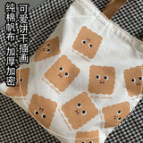 Summer Ulzzang Girl Single Shoulder Canvas Bag Ins Japanese Harajuku School Bag
