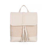 Summer Women's Straw Woven Backpack Light and Breathable Small Backpack