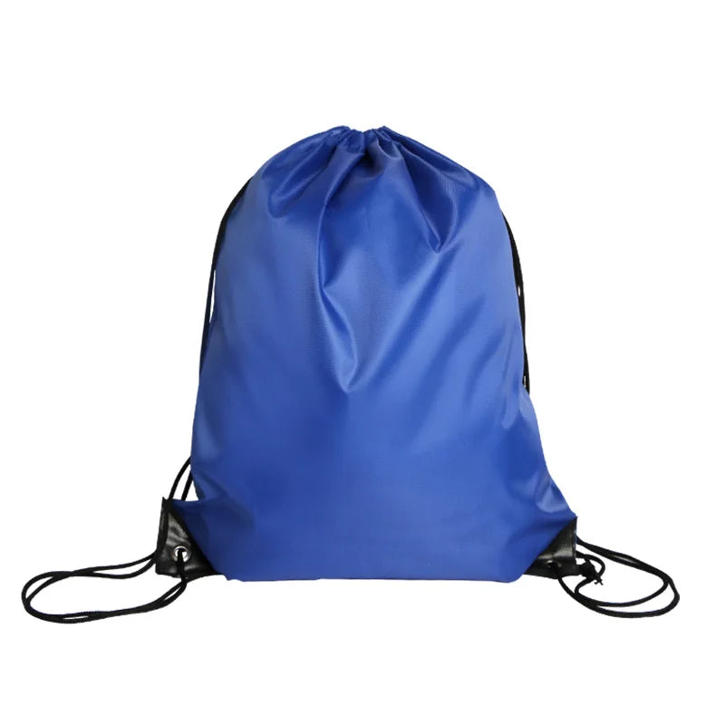 Outdoor Portable Sports Bag Thicken Drawstring Backpack Gym Shoes Bag