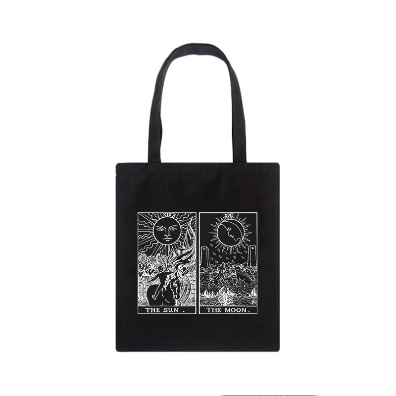 Sun Myth Canvas Bag Casual Women Bag Hip Hop Shoulder Bag