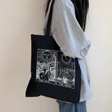 Sun Myth Canvas Bag Casual Women Bag Hip Hop Shoulder Bag