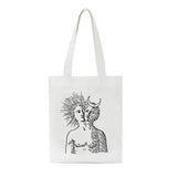 Sun Myth Print Casual Female Bag Large Capacity Harajuku Vintage Shopping Bag