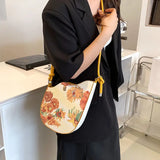 Sunflower Oil Painting Women's Underarm Bag