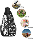 Sunflower Sling Bag Chest Bag Crossbody for Men Women