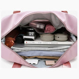 Large Capacity Folding Travel Bag Waterproof Duffel Set Women