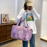 Large Capacity Folding Travel Bag Waterproof Duffel Set Women