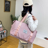 Large Capacity Folding Travel Bag Waterproof Duffel Set Women