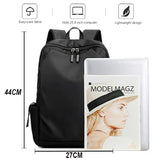 Light Oxford USB Charging Laptop Men Backpack Waterproof Travel Backpack