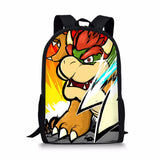 Super-Mario Element Printing School Backpack Personalized Daypack for Teen
