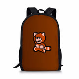 Super-Mario Element Printing School Backpack Personalized Daypack for Teen