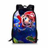 Super-Mario Element Printing School Backpack Personalized Daypack for Teen
