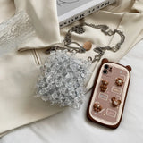 Mini Acrylic Purse Chain Straps Crossbody Bag for Women