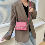 Mini Lipstick Bags Folds PU Leather Shoulder Bags for Women