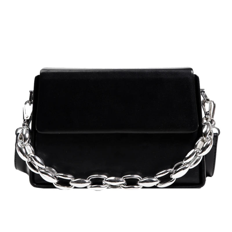 Mini Lipstick Bags Folds PU Leather Shoulder Bags for Women