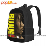Rare Buju Banton Rap Backpack Large Capacity School Portable Storage Bag
