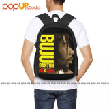 Rare Buju Banton Rap Backpack Large Capacity School Portable Storage Bag