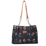 Vintage Printing Flowers Top Women Shoulder Shopping Bags Women's Handbags Purse